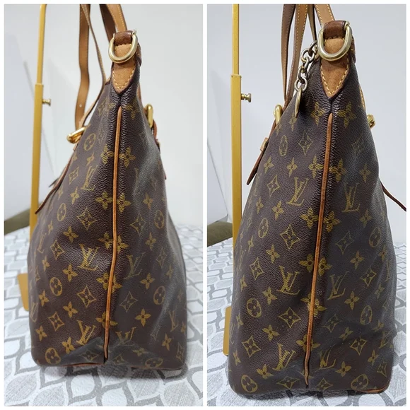 LOUIS VUITTON Monogram Palermo GM Shoulder Bag Brown/Beige - Picture 7 of 16